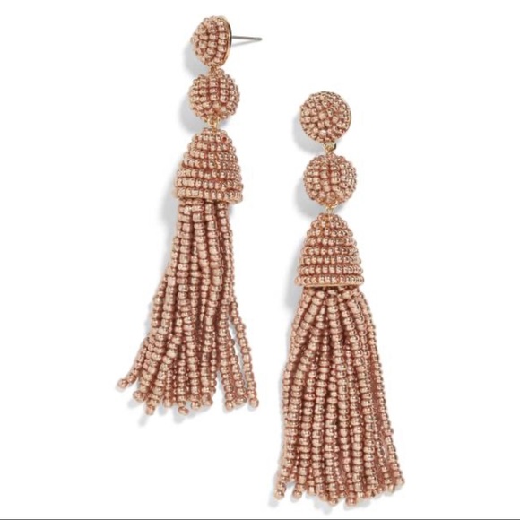 BaubleBar Jewelry - BaubleBar Granita Beaded Tassel Earrings